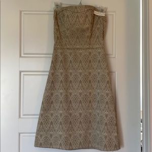 Gold dress from White House/black market